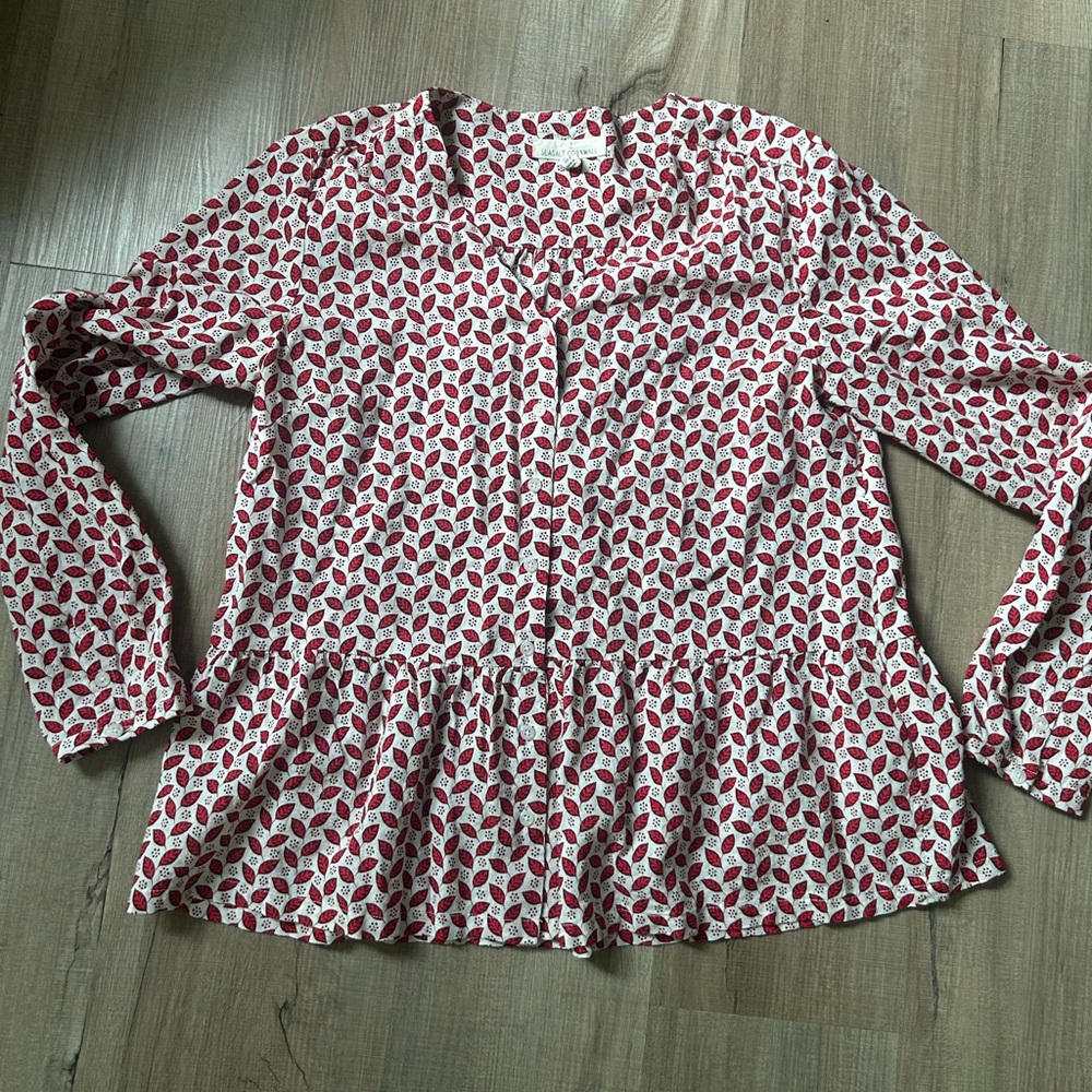 Seasalt Cornwall long sleeve blouse size 8
